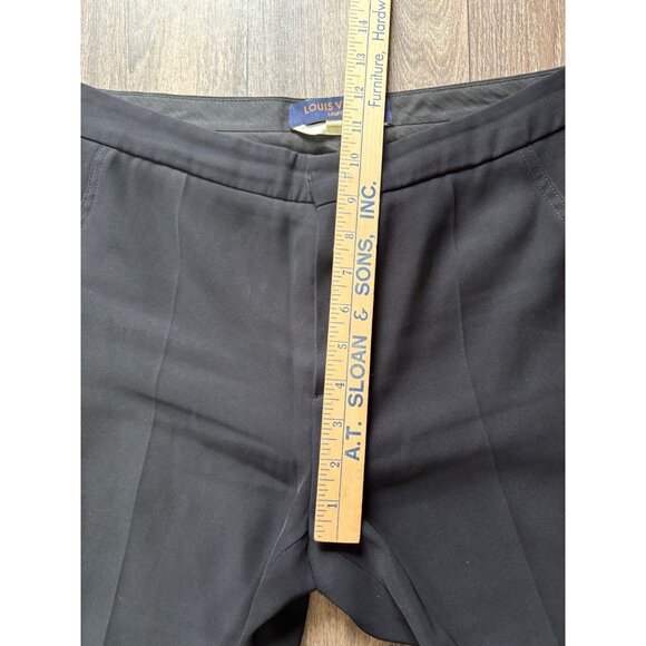 Louis Vuitton Uniform Dress Pants Women’s EU 38 Black Straight Career - Picture 10 of 13